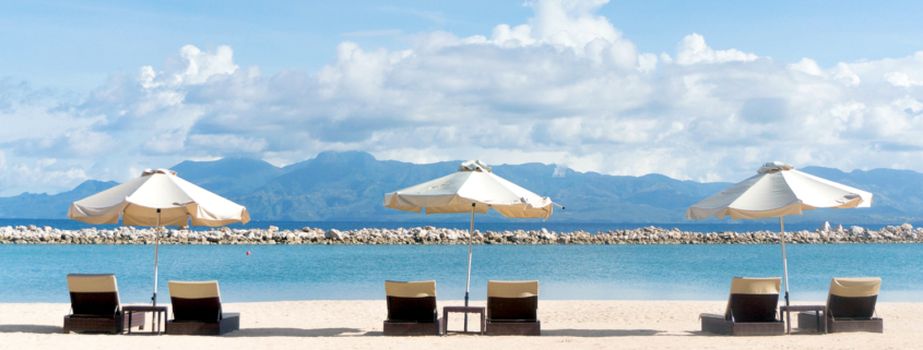 Beach in front of the Hotel